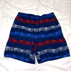 Big Kid Boys Large Columbia PFG Swim Trunks USA 🇺🇸 Fish 🐟 Mesh Lined